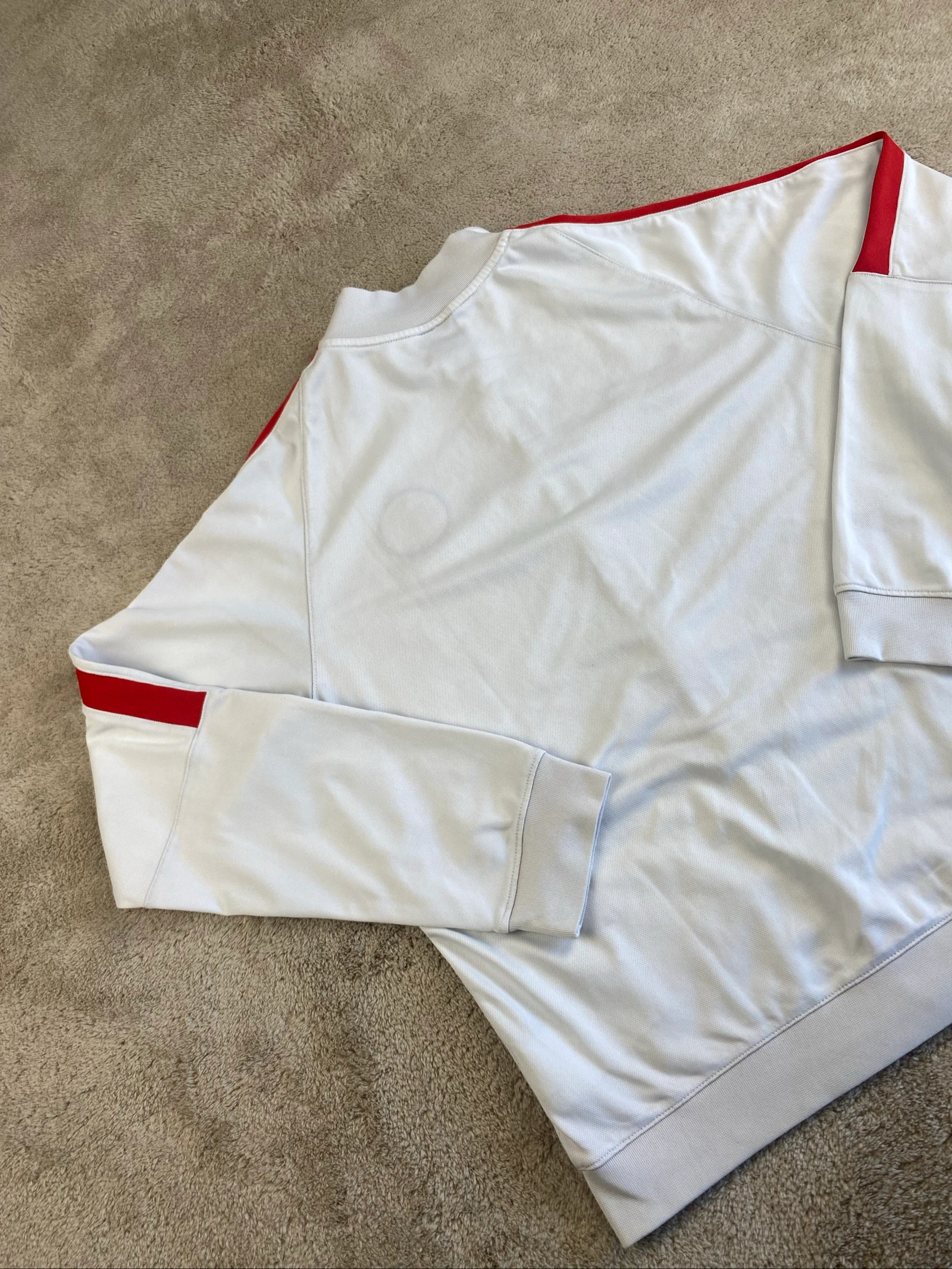 Nike PSG Jaqueta Esportiva Dri-FIT Branca Vermelha Tamanho XL Juvenil – photo 11